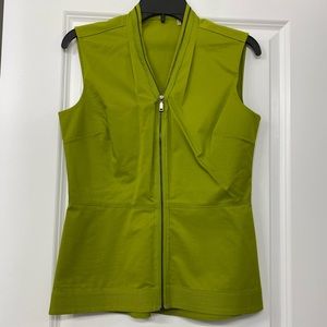 Elie Tahari sleeveless peplum top